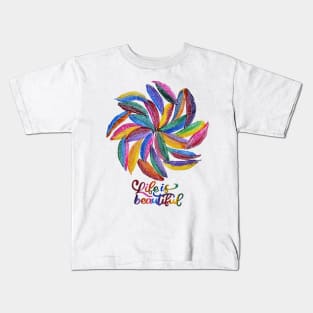 Feather Dacnce Kids T-Shirt